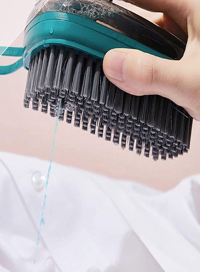 Coofandy Cloth Cleaning Household Washing Brush-Automatic Liquid Adding Brush Cleaning Kitchen Wash Pot Tile Sink Gap Cleaning Tools Laundry Soft Hair Scrubber - Multicolor - Image 3
