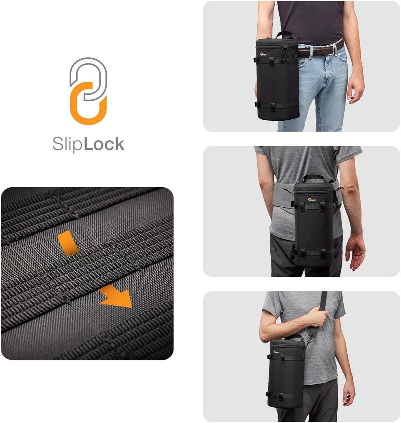 Lowepro ProTactic LCS 13 x 32 III Camera Lens Case, Camera Lens Pouch Bag, fits 300mm F/2.8, for DSLR and Mirrorless Cameras, Vol-5L Dim: 12.99x5.12x5.12in, Camera Bag for Photographer/Videographer - Image 4