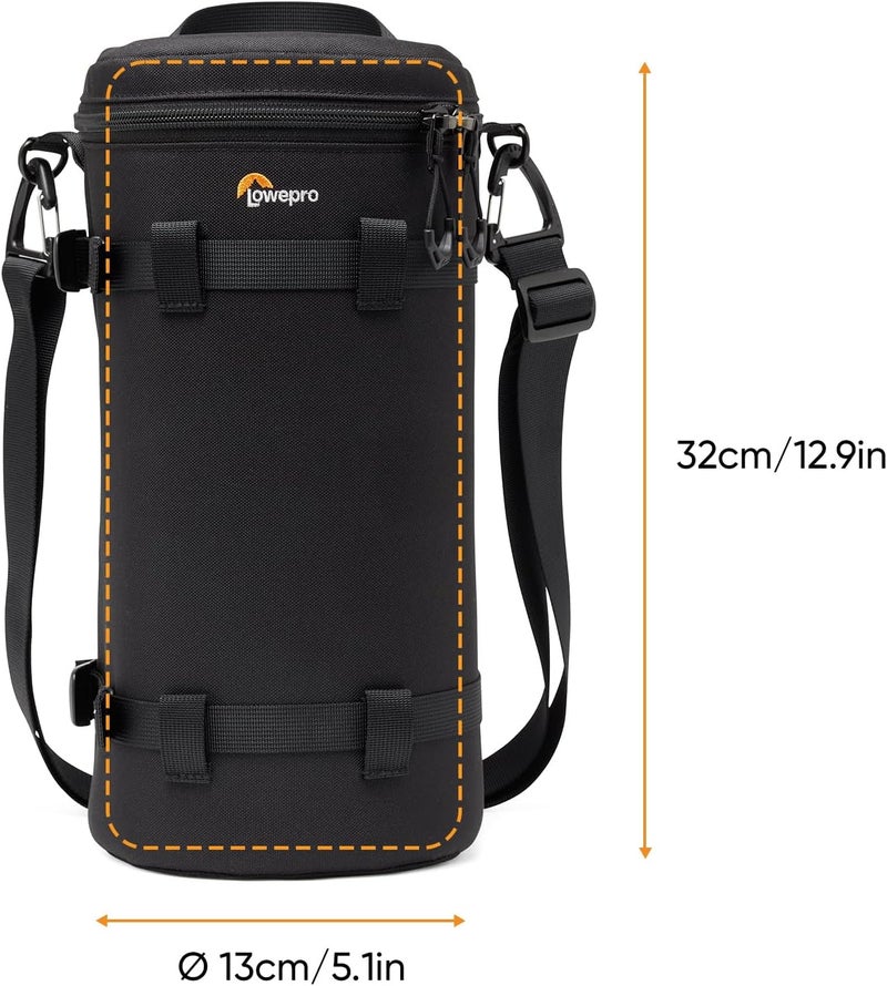 Lowepro ProTactic LCS 13 x 32 III Camera Lens Case, Camera Lens Pouch Bag, fits 300mm F/2.8, for DSLR and Mirrorless Cameras, Vol-5L Dim: 12.99x5.12x5.12in, Camera Bag for Photographer/Videographer - Image 2