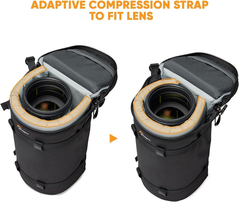 Lowepro ProTactic LCS 13 x 32 III Camera Lens Case, Camera Lens Pouch Bag, fits 300mm F/2.8, for DSLR and Mirrorless Cameras, Vol-5L Dim: 12.99x5.12x5.12in, Camera Bag for Photographer/Videographer - Image 3