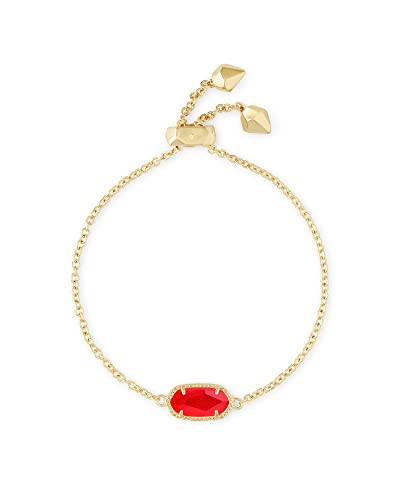 Kendra Scott Elaina Link Chain Bracelet for Women, Fashion Jewelry, 14k Gold-Plated, Red Illusion - Image 5