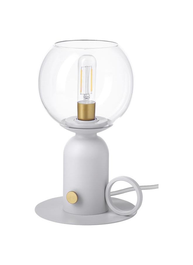 Generic - Table lamp, dimmable light grey, 24 cm - Image 1