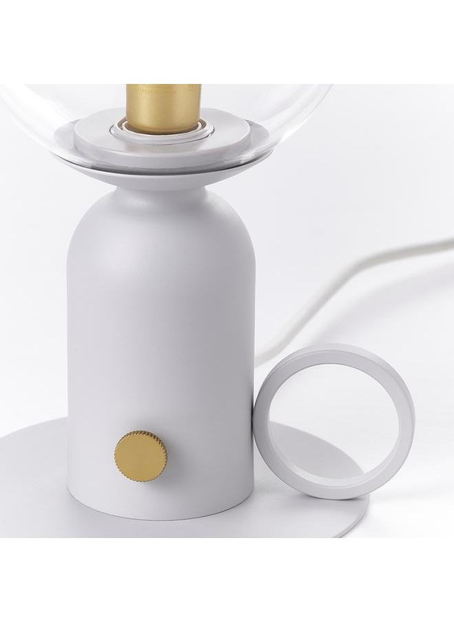 Generic - Table lamp, dimmable light grey, 24 cm - Image 1