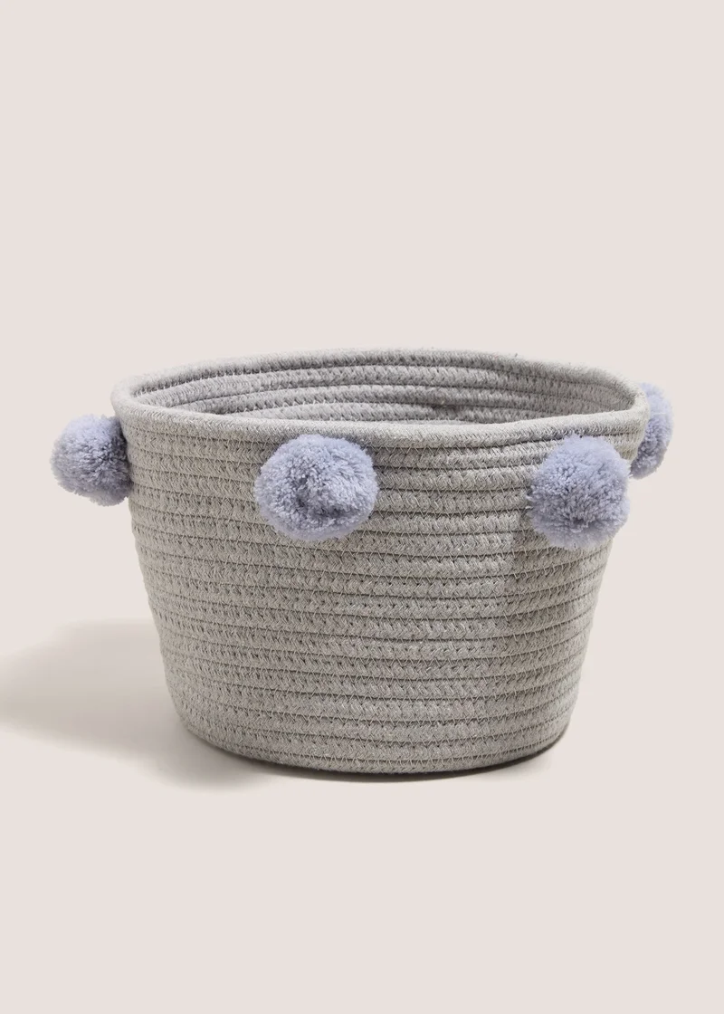 Matalan Grey Rope Storage Basket