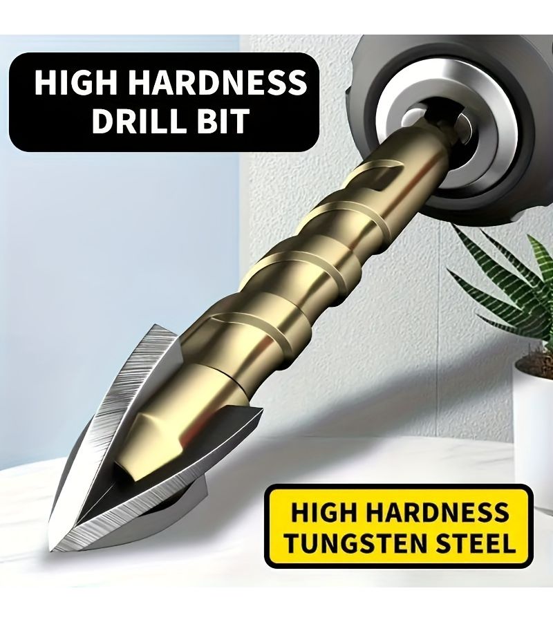 5 Pcs Tile Drill Bit Set Cross Hex Design For Glass Concrete Ceramic 3mm To 12mm Hard Bits - Image 3