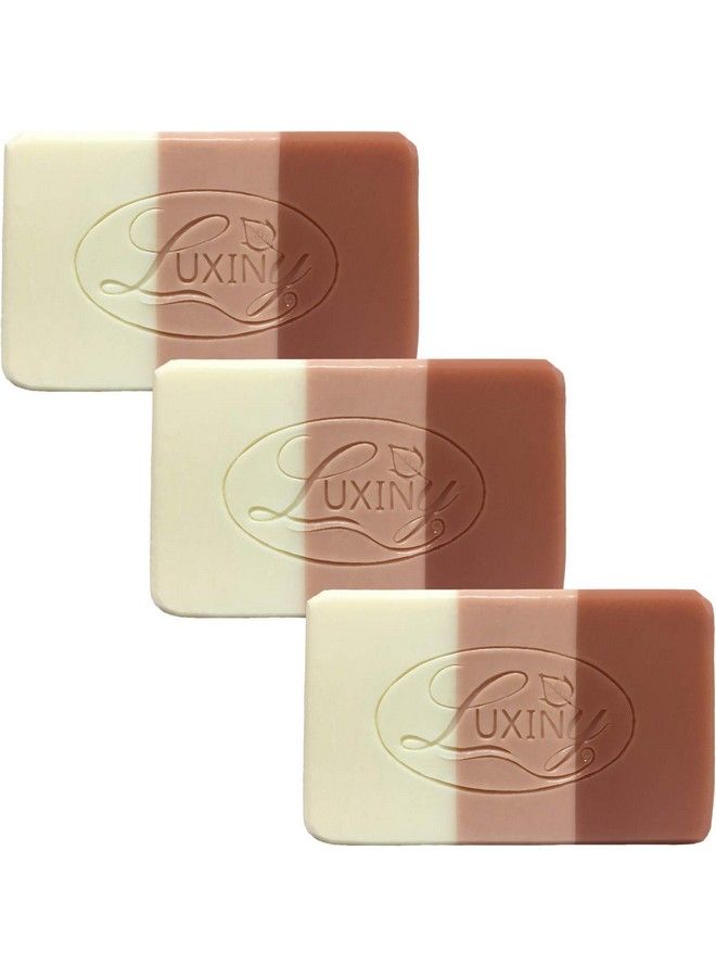 Luxiny Natural Soap Bar Grapefruit & Ylang Ylang Handmade Body Soap And Bath Soap Bar Palm Oil Free Vegan Castile Soap With Essential Oil & Rose Clay Exfoliator Gentle On Sensitive Skin (3 Pack) - Image 2
