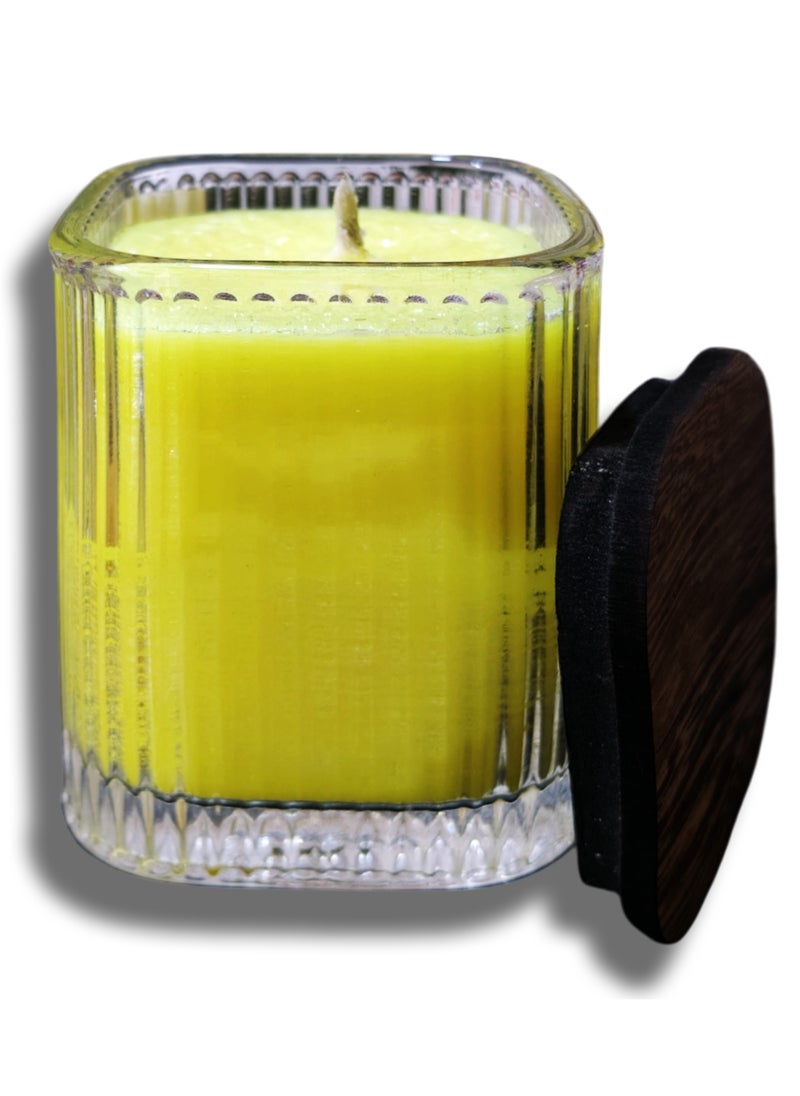 ALRAWDA Citronella Fly and Mosquito Repellent Luxury Candle - Made from the Finest Imported Wax - Lemon Scent  - Image 3