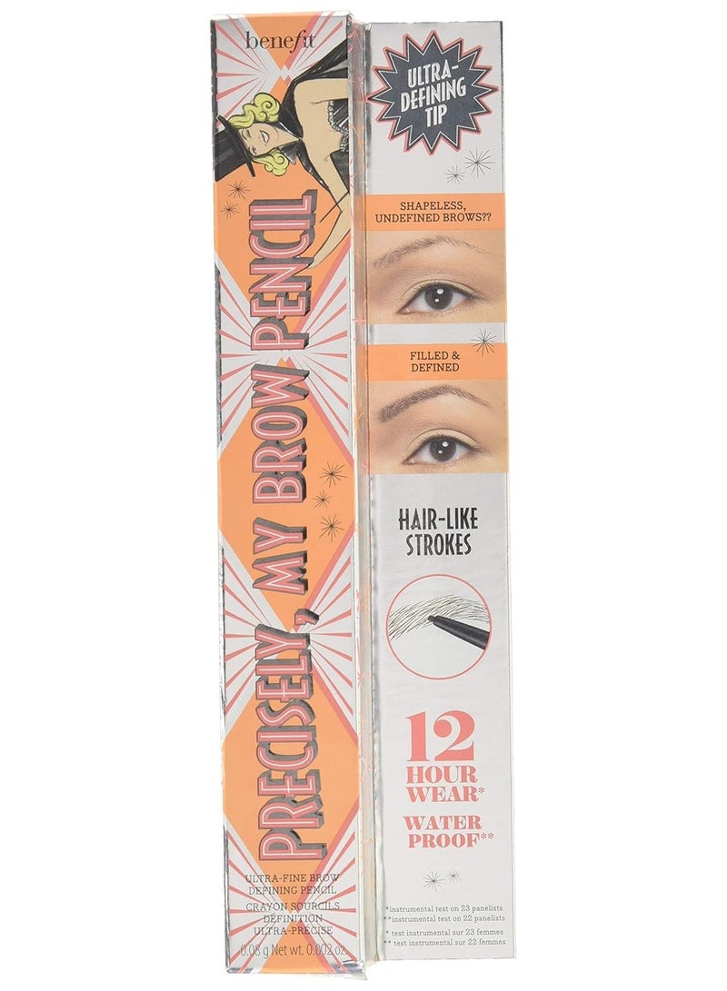Benefit Precisely My Brow Pencil (Ultra Fine Brow Defining Pencil) - # 5 (Deep) 0.08g/0.002oz - Image 3
