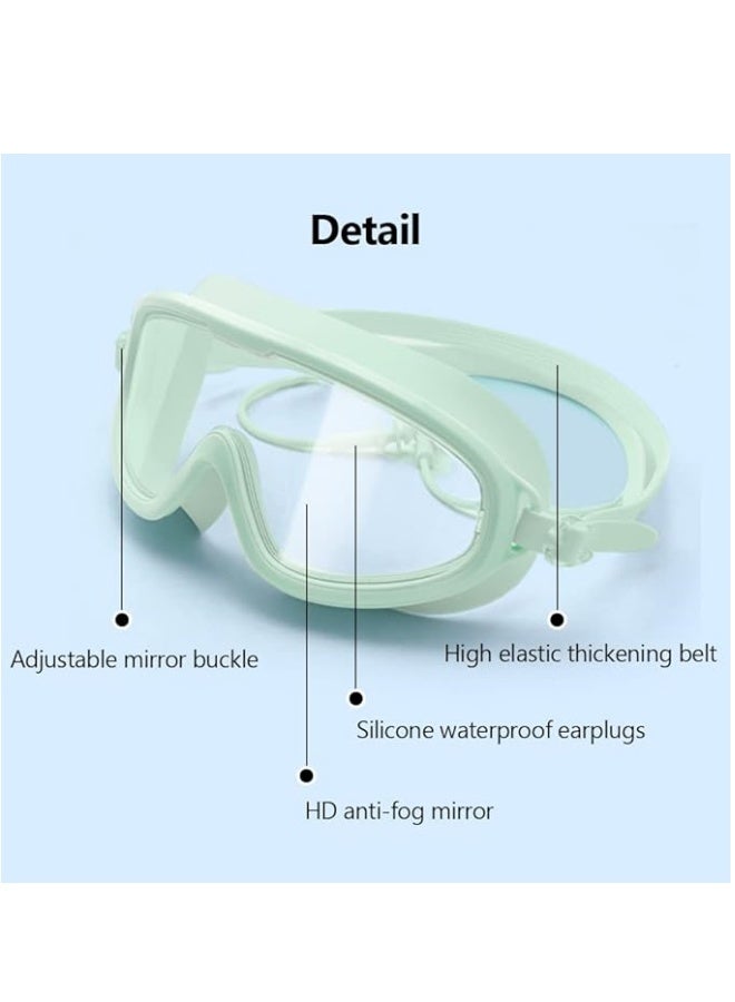 SUCITY Swim Goggles 180° Wide View, No Leaking Anti-Fog Swimming Goggles for Adult Men Women Youth, UV Protection Pool Goggles - Image 2