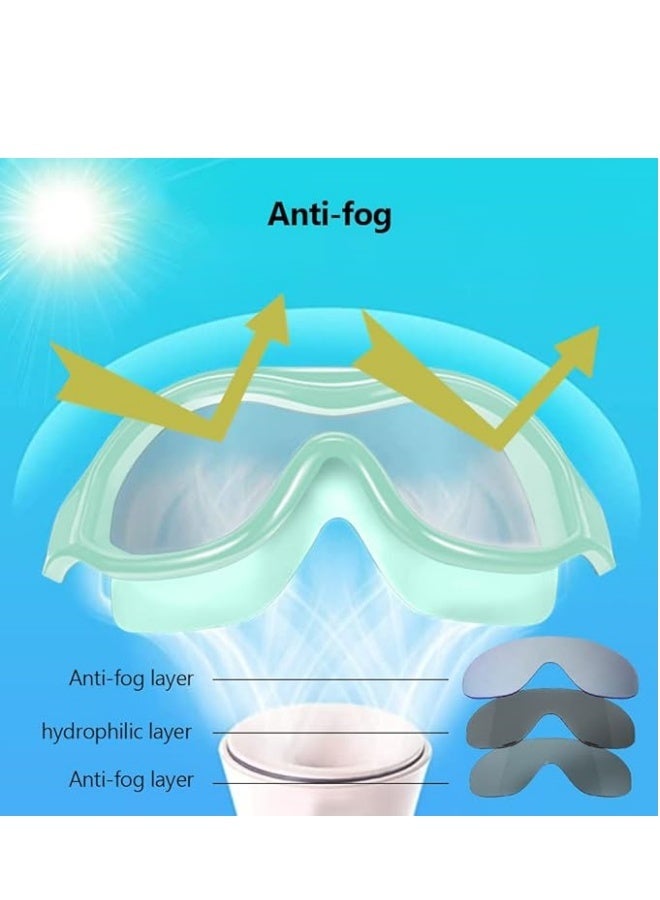 SUCITY Swim Goggles 180° Wide View, No Leaking Anti-Fog Swimming Goggles for Adult Men Women Youth, UV Protection Pool Goggles - Image 5