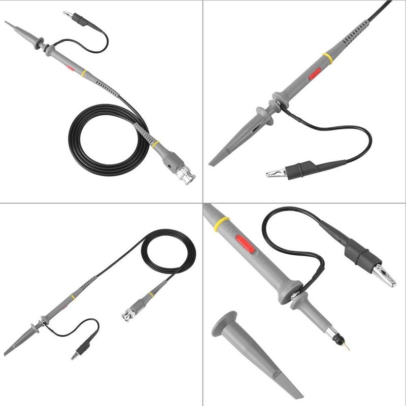 klarako Oscilloscope Probe, 2pcs Precision BNC Oscilloscope Probe Kit 100Mhz Scope Clip 1X/10X Switchable Test Cable - Image 4