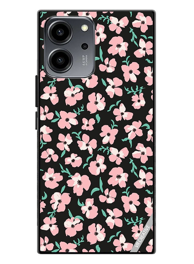 VR CREATIVE Protective Case Cover For Honor 80 SE Flower Design Multicolour - Image 1