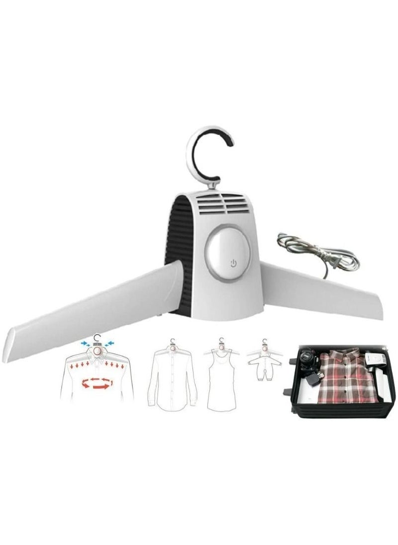 Generic - Folding Mini Portable Electric Fast Drying clothes Dryer Hanger Hot & Cold Winds Adjustable - Image 1