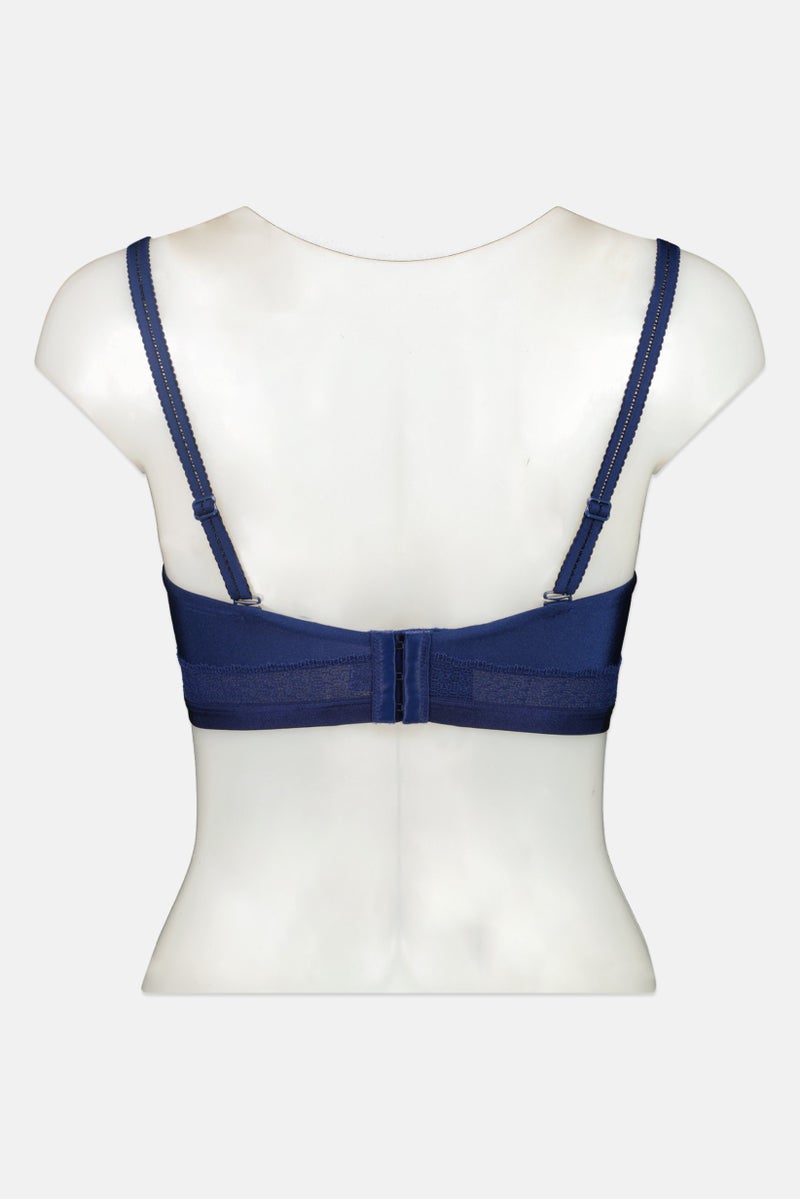 TRIUMPH حمالة صدر مبطنة بسيطة للنساء، كحلي - Image 3