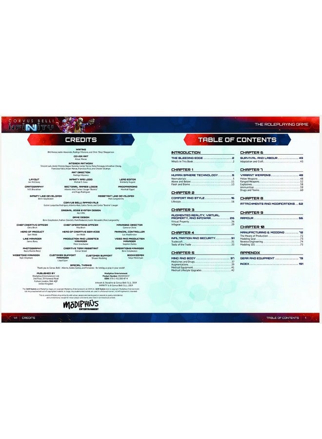 Modiphius Entertainment Infinity: Technology Of The Human Sphere Rpg Book Roleplaying Game - Image 5
