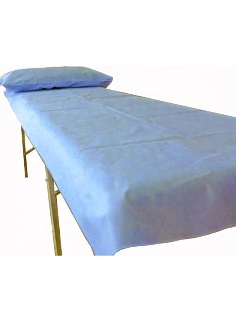 Generic Blue Non-Woven Disposable Bed Roll 80x180CM, Roll Spa Bed Waterproof Bed Cover, Massage Table Paper Roll for Massage, Spa, Tattoo and Exam Tables, 50 sheets  - Image 2