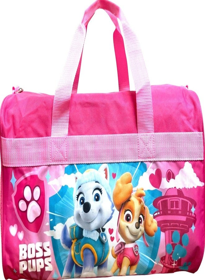 روز حقيبة سفر للأطفال من روز مقاس 18 بوصة، حقيبة رياضية وحقيبة سفر ليلية (باو باترول بوس بابس) - Image 1