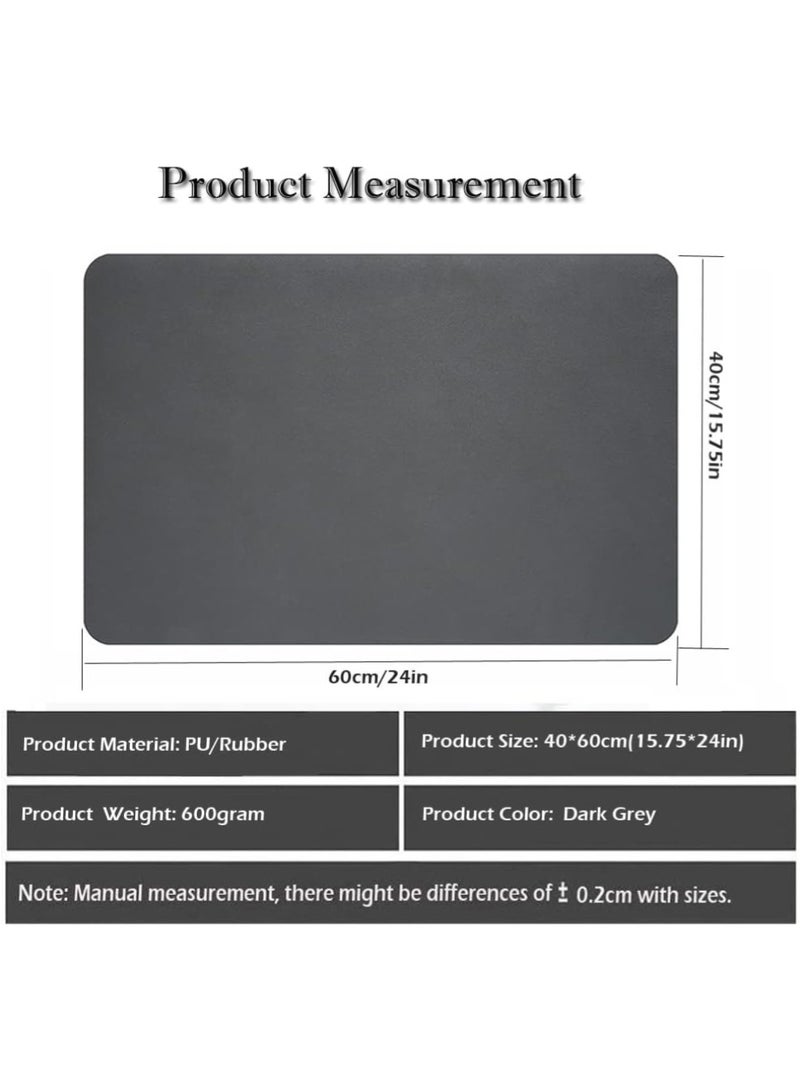 ZedAura Dish Drying Diatomaceous Earth Mat, Absorbent Drip Protector Drainer, Coffee Bar Pad, Sink Draining Board Mat (24* 15.75 inch) for Kitchen, Bathroom, Toilet Counter Top - Image 3