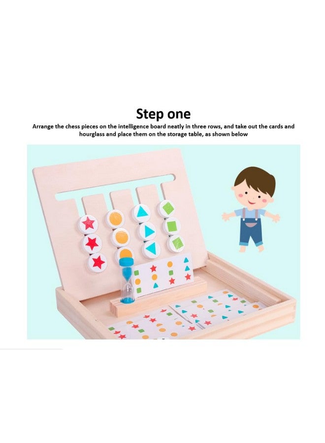 Cubelelo Drift Montessori Slide Four Colour Puzzle Game | Educational Wooden Toy for Kids | Color & Shape Matching Brain Teaser for Ages 3-7 | Preschool Learning Toy for Boys & Girls - Image 2