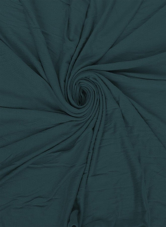 Piewag Hijab Scarf for Women Soft Cotton Muslim Jersey Hijab Head Wrap Scarves Fashion Long Scarf Shawls Malachite Green - Image 4