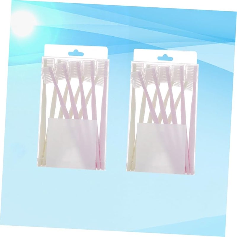 Safigle 20 Pack Bamboo Toothbrushes with Travel Covers for Braces Random Colors - Image 5