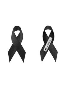 (Black Skin Cancer Awareness Ribbon)