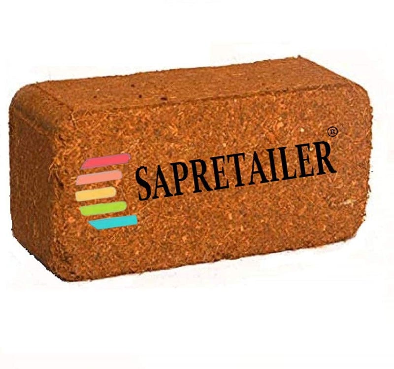 SAPRETAILER Cocopeat Cocopit Block 650 Grams for Garden- Expands to 4 Kg Powder - Image 3