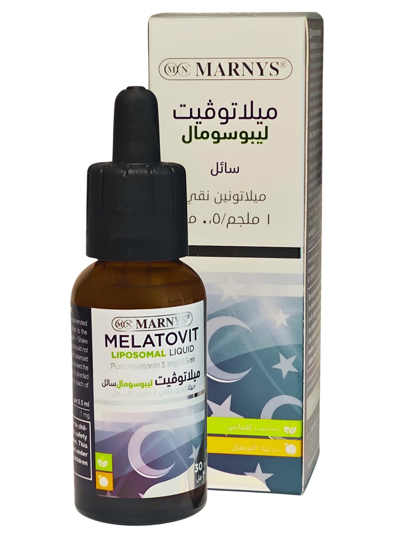 Marnys Melatovit Liposomal Drops - Deep Sleep Support - Rest Quality Enhancement - drops 30 ml - Image 2