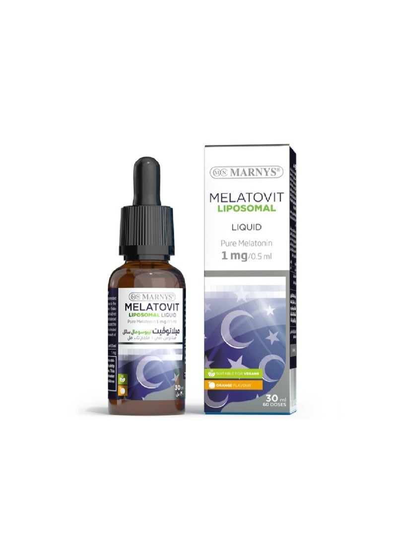 Marnys Melatovit Liposomal Drops - Deep Sleep Support - Rest Quality Enhancement - drops 30 ml - Image 1