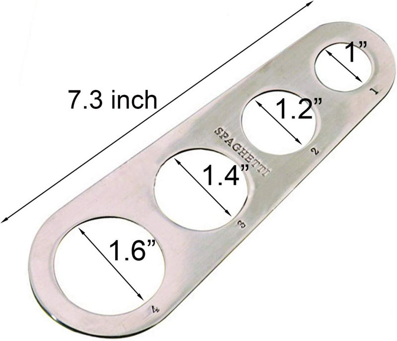Axe Sickle Stainless Steel Spaghetti Measurer Quick Pasta Measuring Tool for Kitchen Cooking - Image 2
