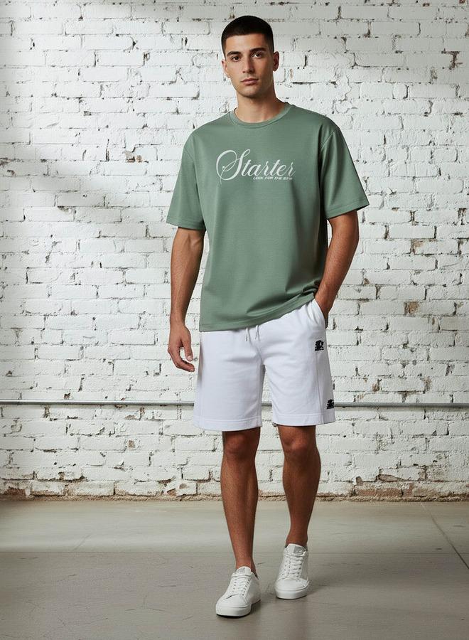 ستارتر تيشيرت رجالي مطبوع بأكمام قصيرة ورقبة دائرية بقصة عادية - Image 2