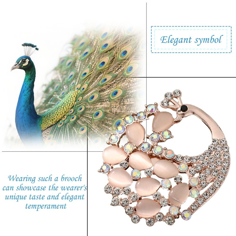 Aeenioy Brooch Pin for Women, Elegant Saree Pins for Pleats, Women Blazer and Hijab Scarves, Fashion Accessory for Weddings and Parties, Perfect for Parties and Gifts - Image 3