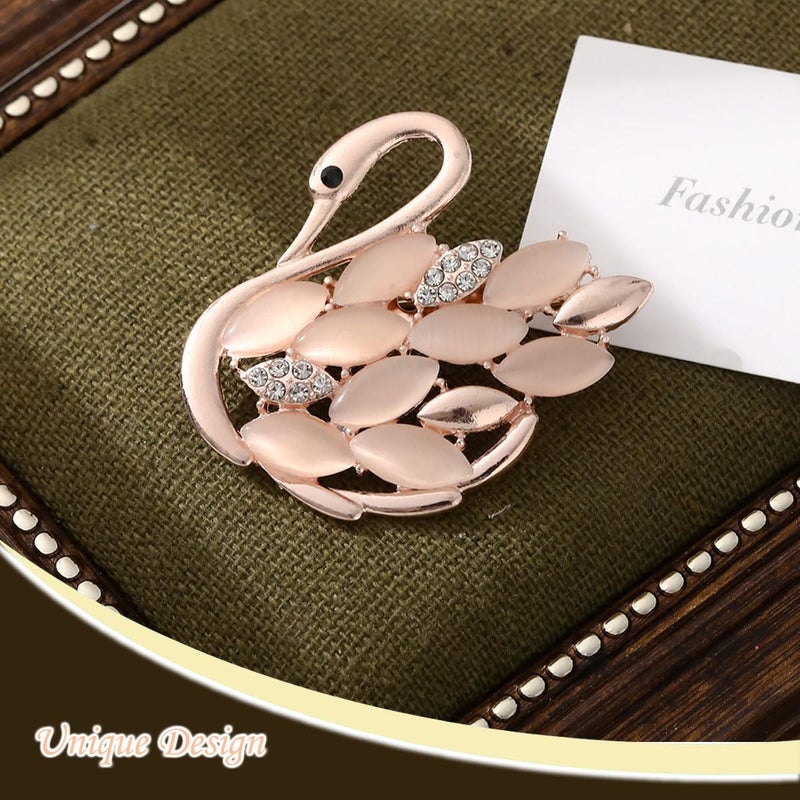 Aeenioy Brooch Pin for Women, Elegant Saree Pins for Pleats, Women Blazer and Hijab Scarves, Fashion Accessory for Weddings and Parties, Perfect for Parties and Gifts - Image 4