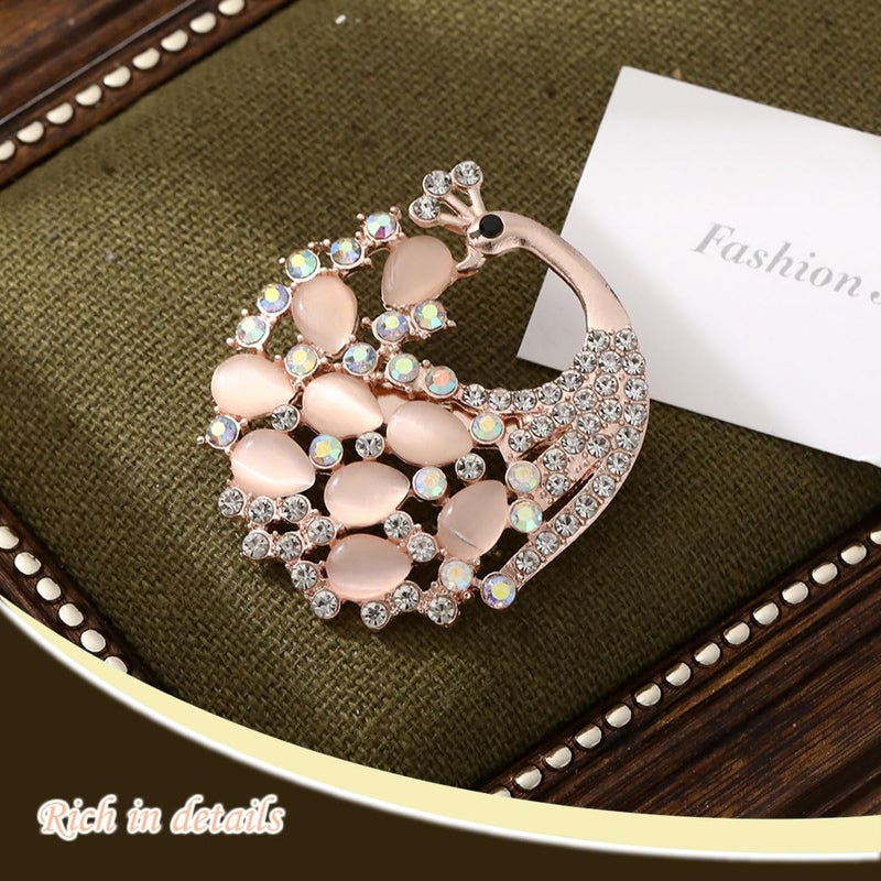 Aeenioy Brooch Pin for Women, Elegant Saree Pins for Pleats, Women Blazer and Hijab Scarves, Fashion Accessory for Weddings and Parties, Perfect for Parties and Gifts - Image 5
