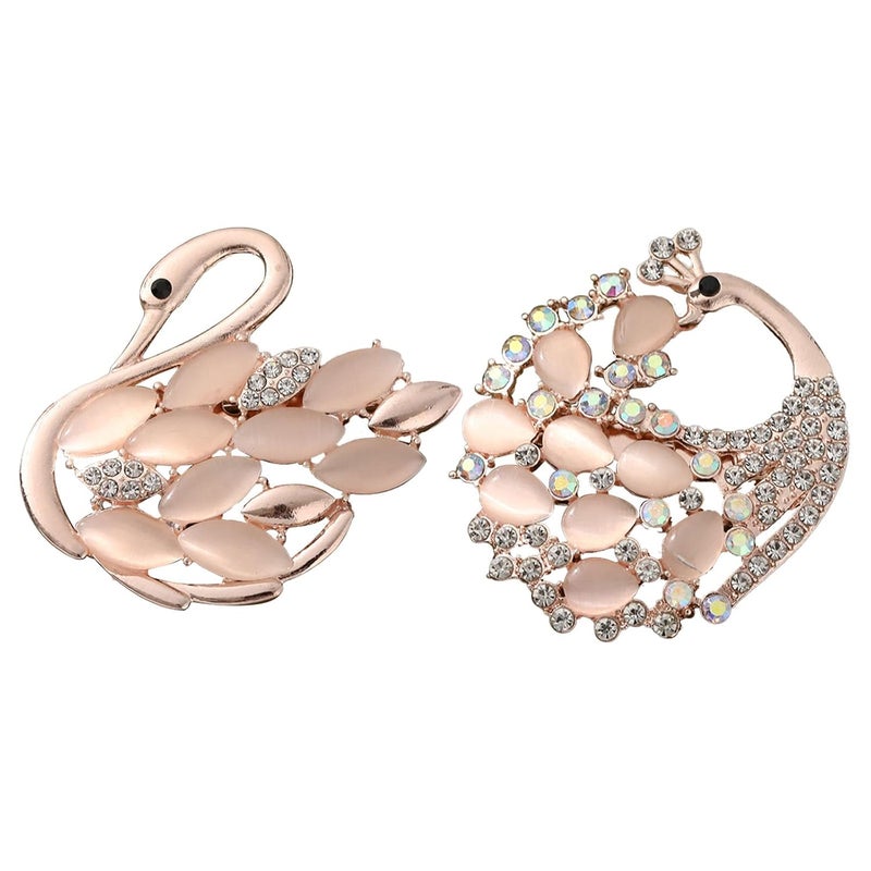 Aeenioy Brooch Pin for Women, Elegant Saree Pins for Pleats, Women Blazer and Hijab Scarves, Fashion Accessory for Weddings and Parties, Perfect for Parties and Gifts - Image 1