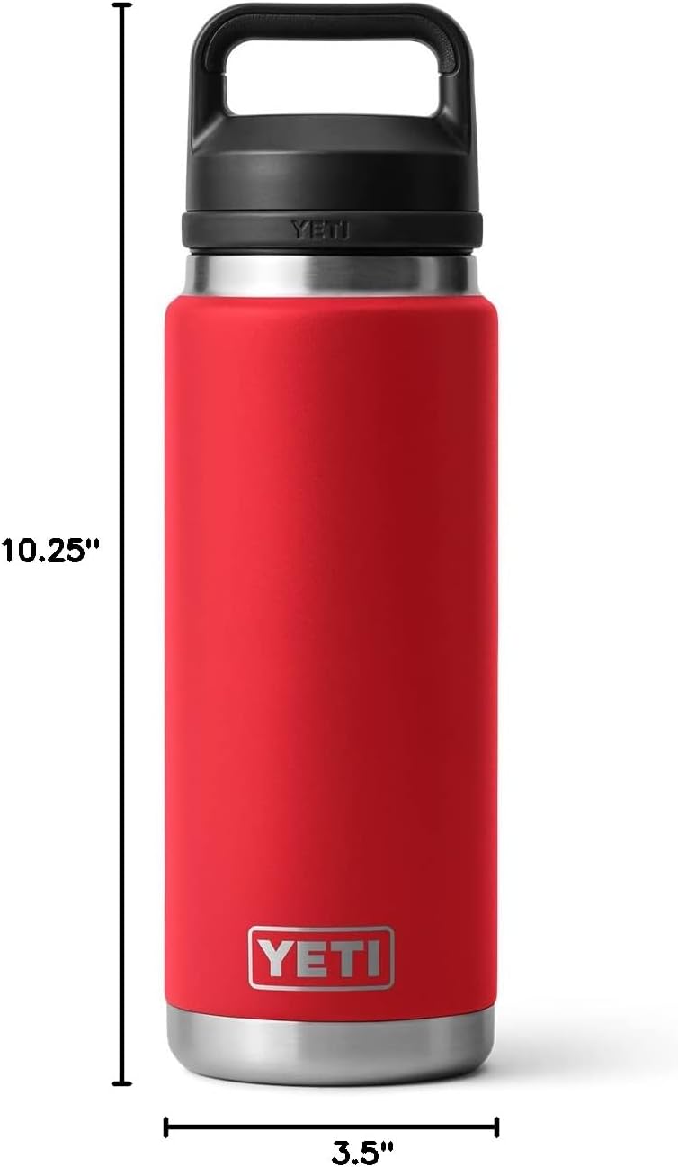 YETI زجاجة رامبلر سعة 26 أونصة، معزولة بالفراغ، مانعة للتسرب، من الفولاذ المقاوم للصدأ مع غطاء شوق - Image 5
