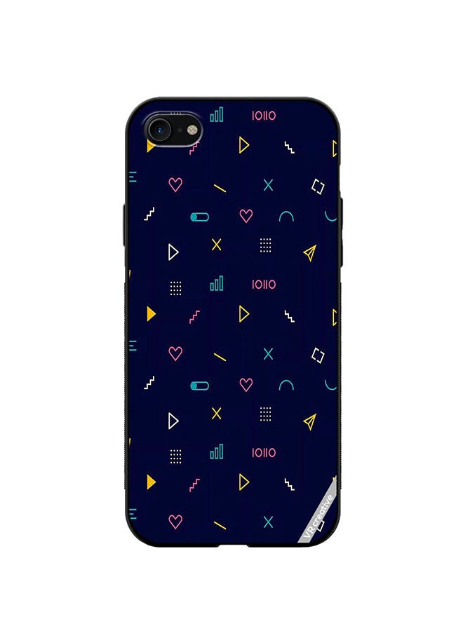 VR CREATIVE Protective Case Cover For Apple iPhone SE (2022) Multicolor Design - Image 1