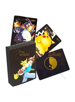 Pokemon POKEMON CARDS 55 PCS Black Card Assorted 