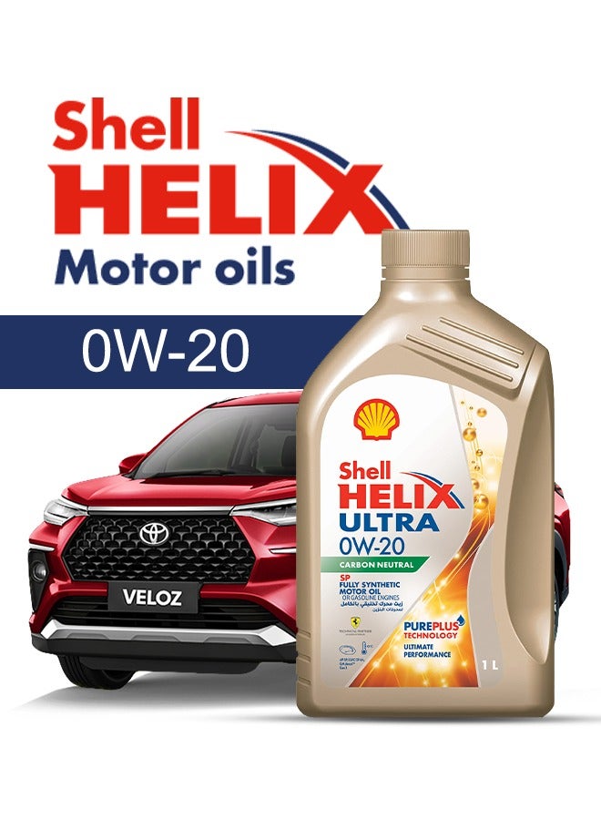 Engine Oil – For TOYOTA Veloz V4 2025 - 2021, 4 Liter, 0w20 Shell - With Engine Oil Filter, Mobile Car Oil Change Service