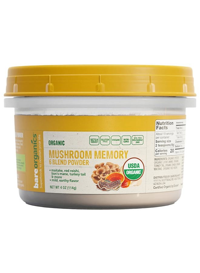 BareOrganics مسحوق مزيج الفطر المناعي، 4 أونصات - Image 1