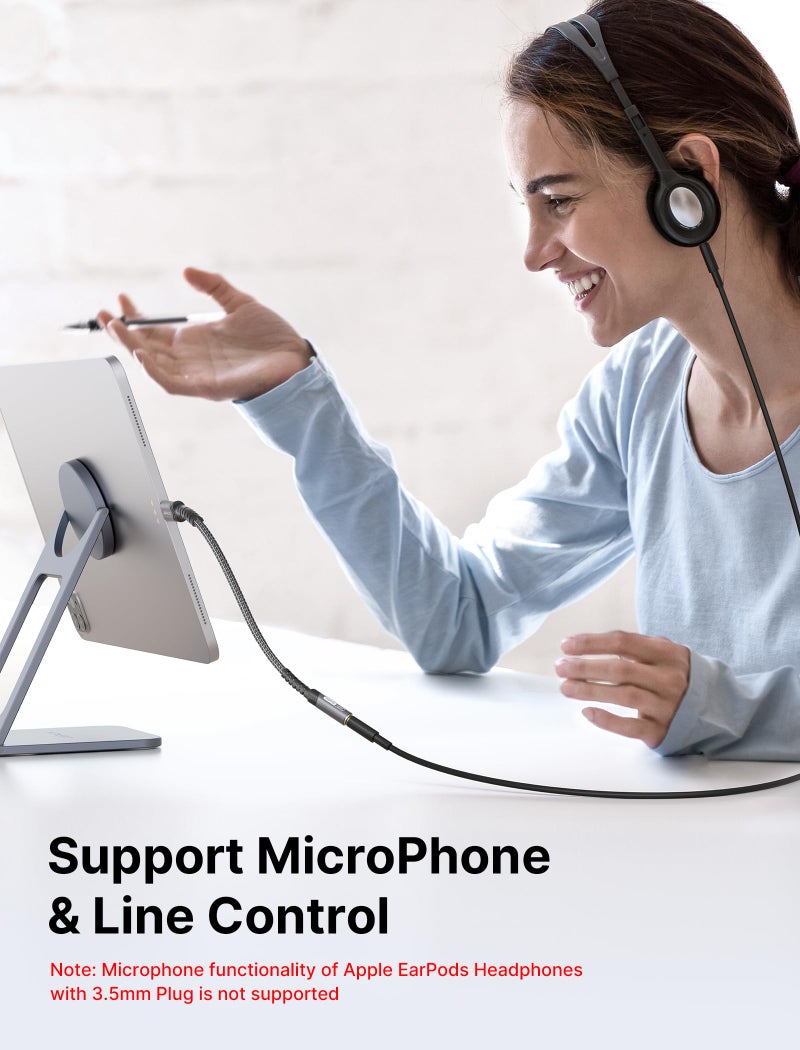 JSAUX USB Type C to 3.5mm Female Headphone Jack Adapter, USB C to Aux Audio Dongle Cable Cord Compatible with iPhone 17 Pro Max/16 Pro/15, Samsung Galaxy S24/S23/S22 Ultra, iPad Pro, Pixel 9/8 Grey - Image 4