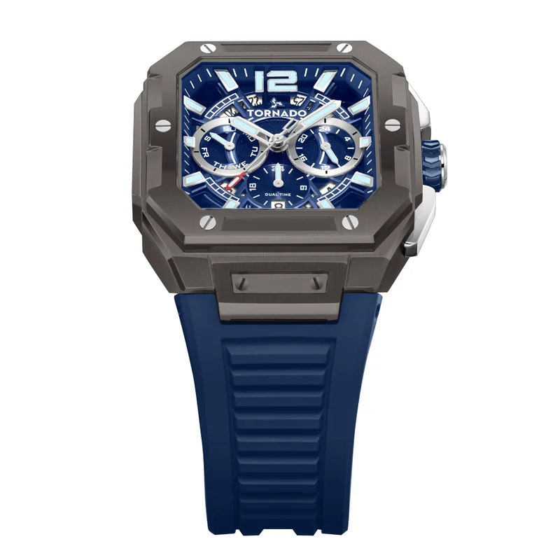 TORNADO  Men's FKM strap Multi Function Watch T26101-XFNN - 44mm mm for Men | Best Price UAE