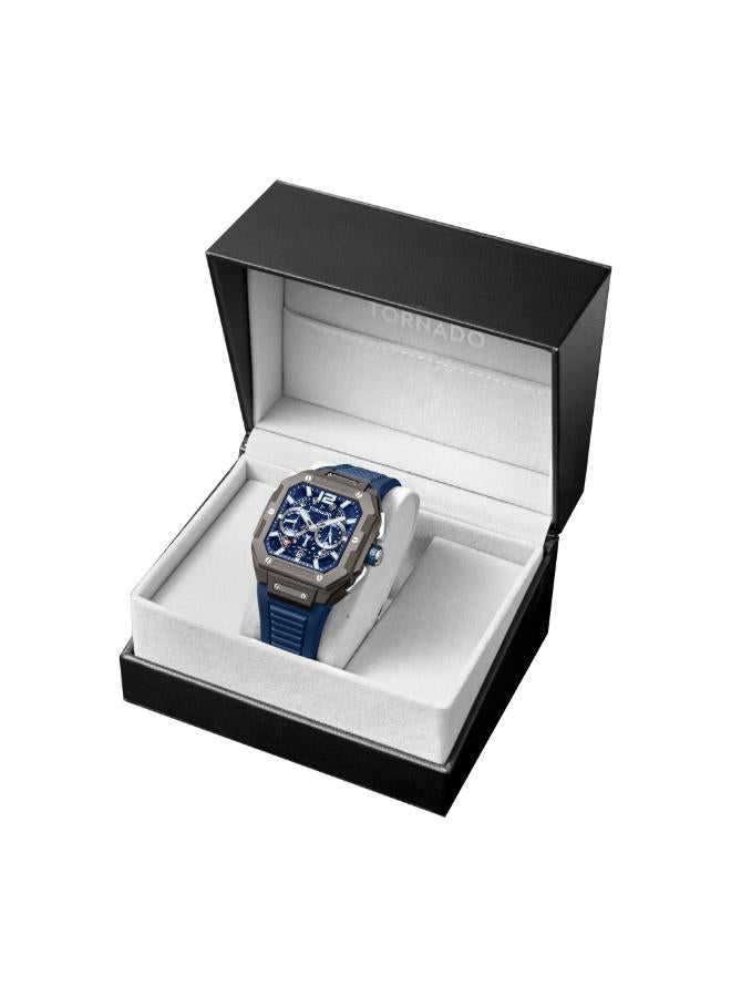 TORNADO Men's FKM strap Multi Function Watch T26101-XFNN - 44mm mm - Image 5