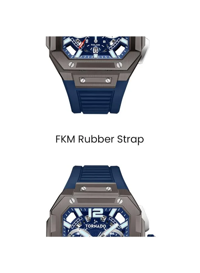 TORNADO  Men's FKM strap Multi Function Watch T26101-XFNN - 44mm mm for Men | Best Price UAE