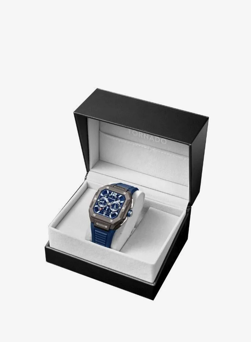 Tornado  Men's FKM strap Multi Function Watch T26101-XFNN - 44mm mm for Men | Best Price UAE