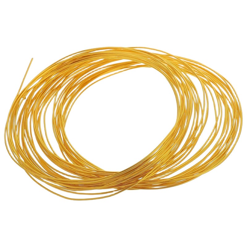 Bendable 0 8mm Gold Aluminum Crafting Wire For Jewelry Making And DIY Art Supplies - Image 1