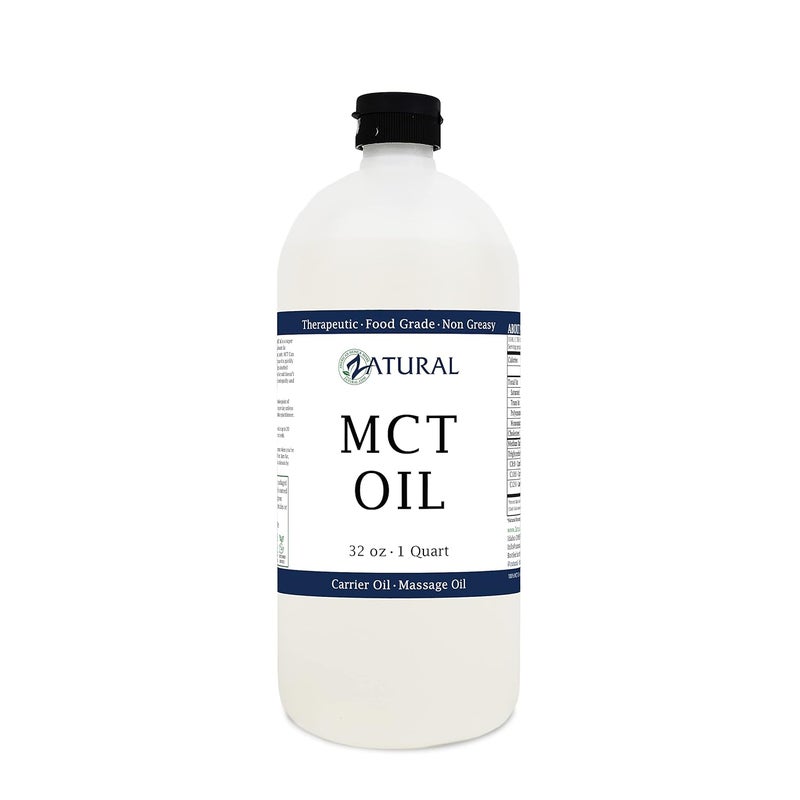 زيت MCT النقي زيت ناقل زيت تدليك زيت مرطب زيت شعر درجة غذائية وعلاجية 32 أونصة