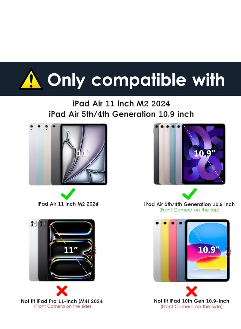 ELTRAZONE Classic Clear Case for iPad Air 13-Inch M2 (2024) – Slim, Lightweight, Shockproof with Pencil Compatibility - Image 2