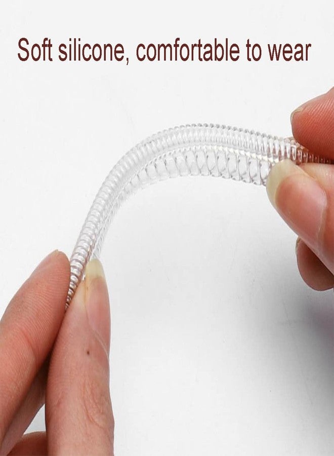 Geoot Ring Size Adjuster for Loose Rings - 20 Pack 4 Sizes - Invisible Jewelry Sizer for Making Jewelry Guard, Spacer, Fitter, Sizer with Polishing Cloth - Image 2