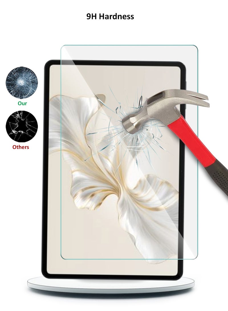 دبليو تيك لاصقة حماية للشاشة من الزجاج المقوى 9H فائقة الدقة لهاتف هونر باد 9 مقاس 12.1 بوصة 2023 شفاف - Image 4